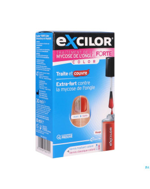 Excilor forte color red mycose ongle 30ml+ vao 8ml