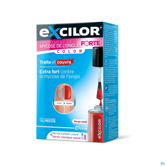 Excilor forte color red mycose ongle 30ml+ vao 8ml