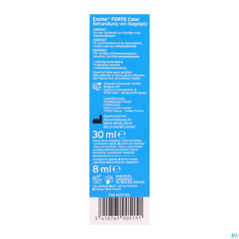 Excilor forte color red mycose ongle 30ml+ vao 8ml