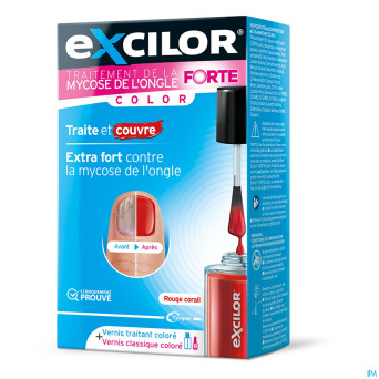 Excilor forte color red mycose ongle 30ml+ vao 8ml