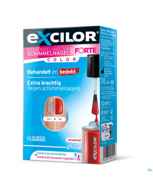 Excilor forte color red mycose ongle 30ml+ vao 8ml