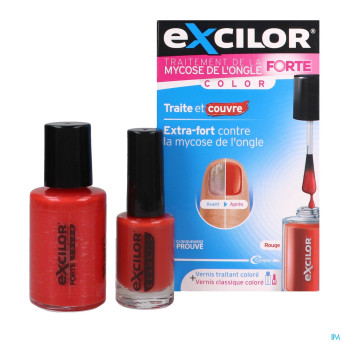 Excilor forte color red mycose ongle 30ml+ vao 8ml