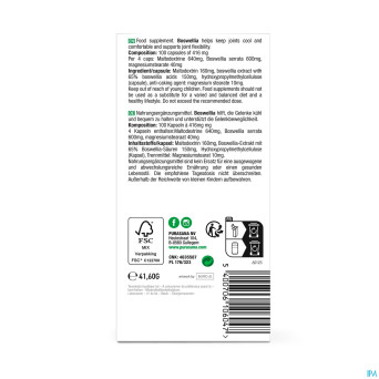 Purasana boswellia 150mg v-caps 100