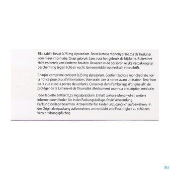 Alprazolam ab    comp 20x0,25mg