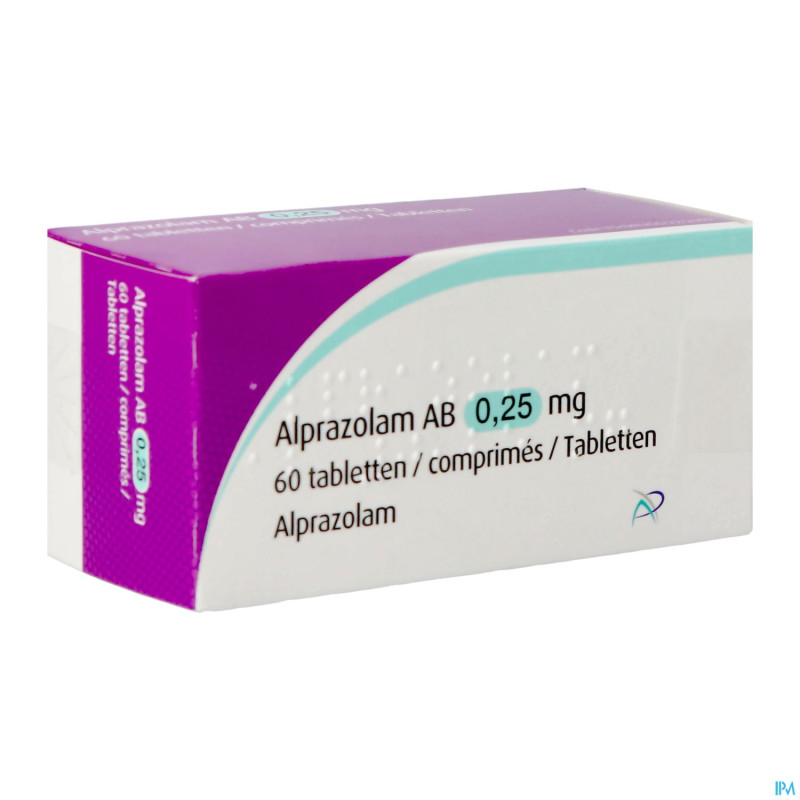 Alprazolam ab    comp 60x0,25mg