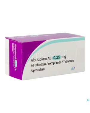 Alprazolam ab    comp 60x0,25mg
