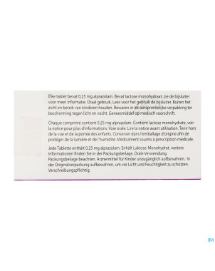 Alprazolam ab    comp 60x0,25mg