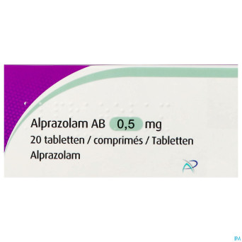 Alprazolam ab    comp 20x0,5mg