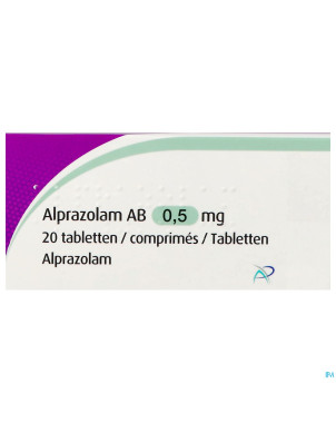 Alprazolam ab    comp 20x0,5mg