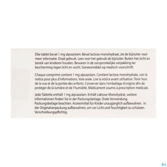 Alprazolam ab    comp 20x1mg