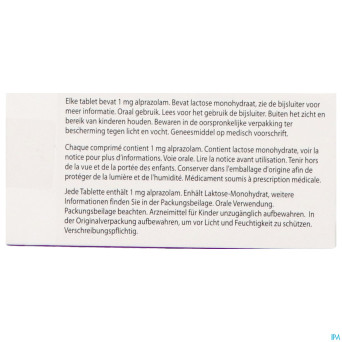 Alprazolam ab    comp 60x1mg