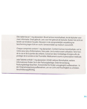 Alprazolam ab    comp 60x1mg