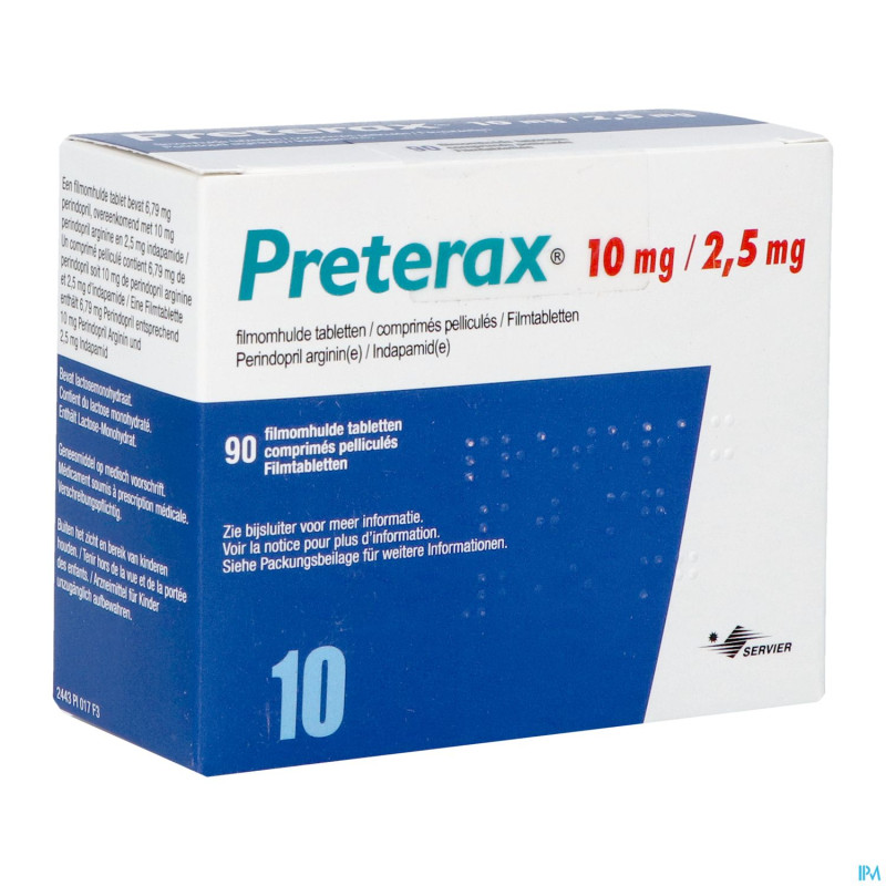 Preterax 10mg/2,5mg abacus    comp pell 90