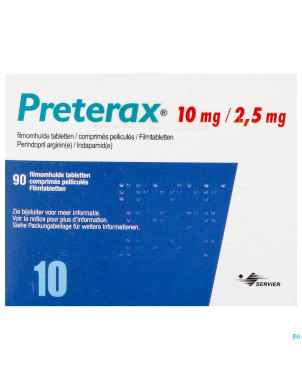 Preterax 10mg/2,5mg abacus    comp pell 90