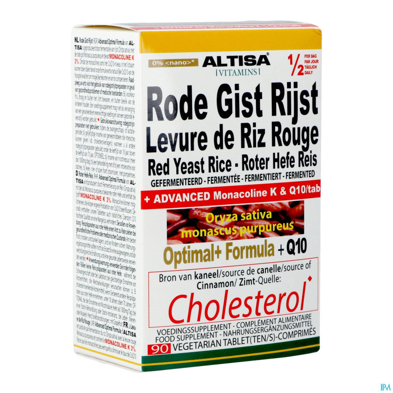 Altisa levure riz rouge optimal formula comp 90 nf