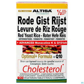 Altisa levure riz rouge optimal formula comp 90 nf