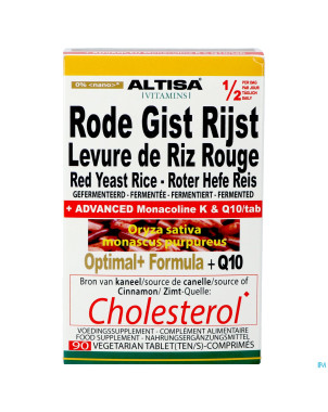 Altisa levure riz rouge optimal formula comp 90 nf