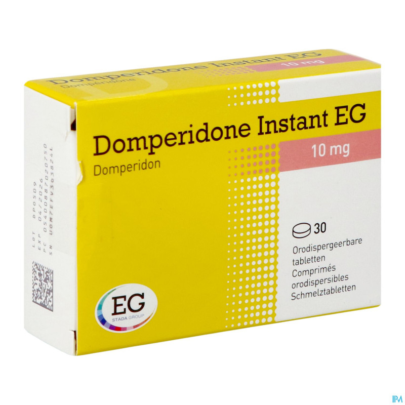 Domperidone instant eg 10mg pi pharma comp 30  pip