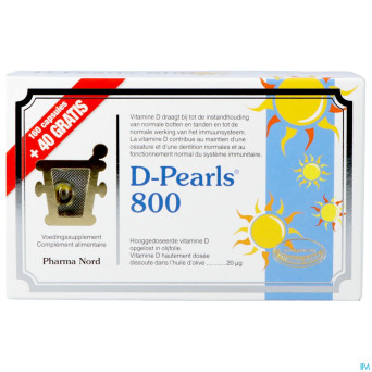 D-pearls 800    caps 160 + caps 40 promo
