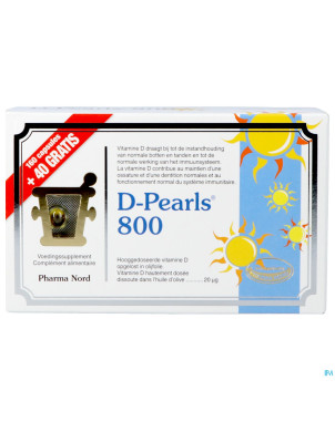 D-pearls 800    caps 160 + caps 40 promo