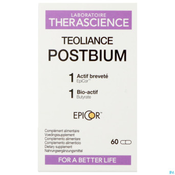 Teoliance postbium  caps 60 phy451b