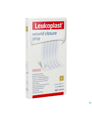 Leukoplast wound closure strip 3x75mm    10