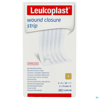 Leukoplast wound closure strip 3x75mm    10