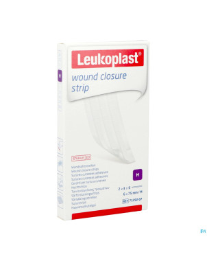Leukoplast wound closure strip 6x75mm    6