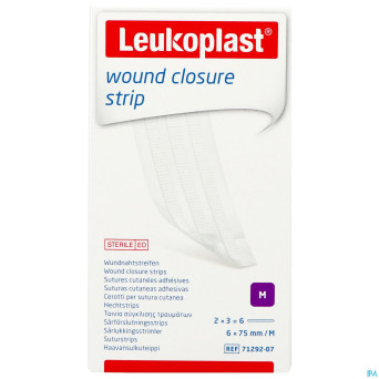 Leukoplast wound closure strip 6x75mm    6