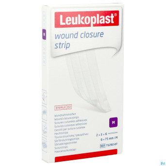 Leukoplast wound closure strip 6x75mm    6