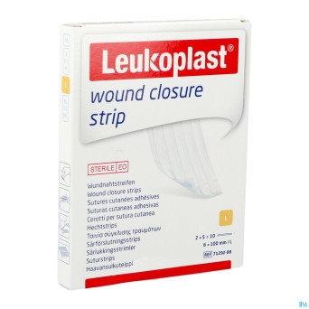 Leukoplast wound closure strip 6x100mm    10