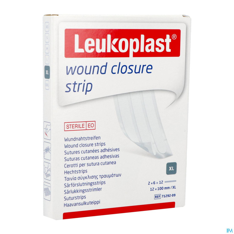 Leukoplast wound closure strip 12x100mm    12