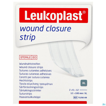 Leukoplast wound closure strip 12x100mm    12