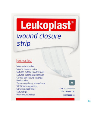 Leukoplast wound closure strip 12x100mm    12