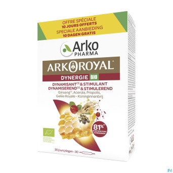 Arkoroyal dynergie bio fl 20x10ml + 10x10ml grat.