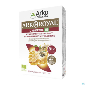 Arkoroyal dynergie bio fl 20x10ml + 10x10ml grat.