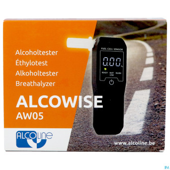 Alcowise ethylotest + 3 embouts buccaux    aw05