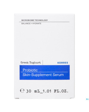 Korres kf yaourt serum technologie microbiome 30ml