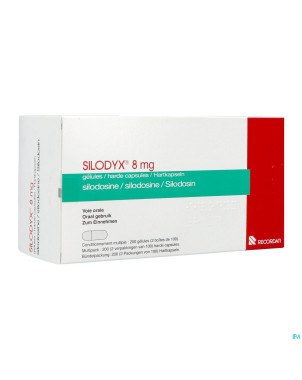 Silodyx 8mg    caps dur 200