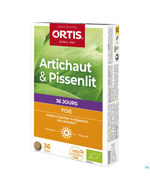Ortis artichaut-pissenlit bio    comp 36