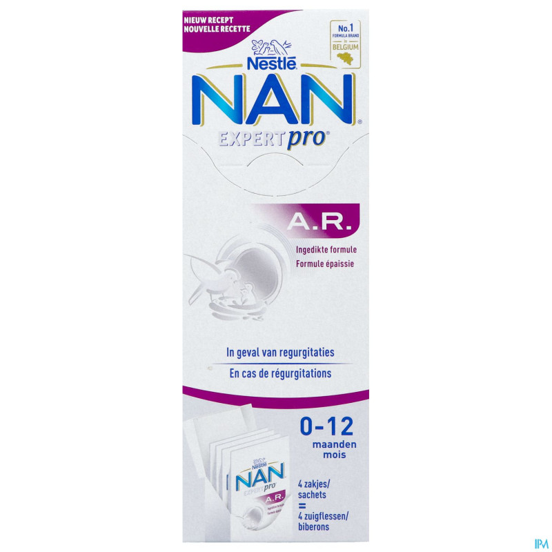 Nan expertpro a/regurgitations    sticks 4x26,2g
