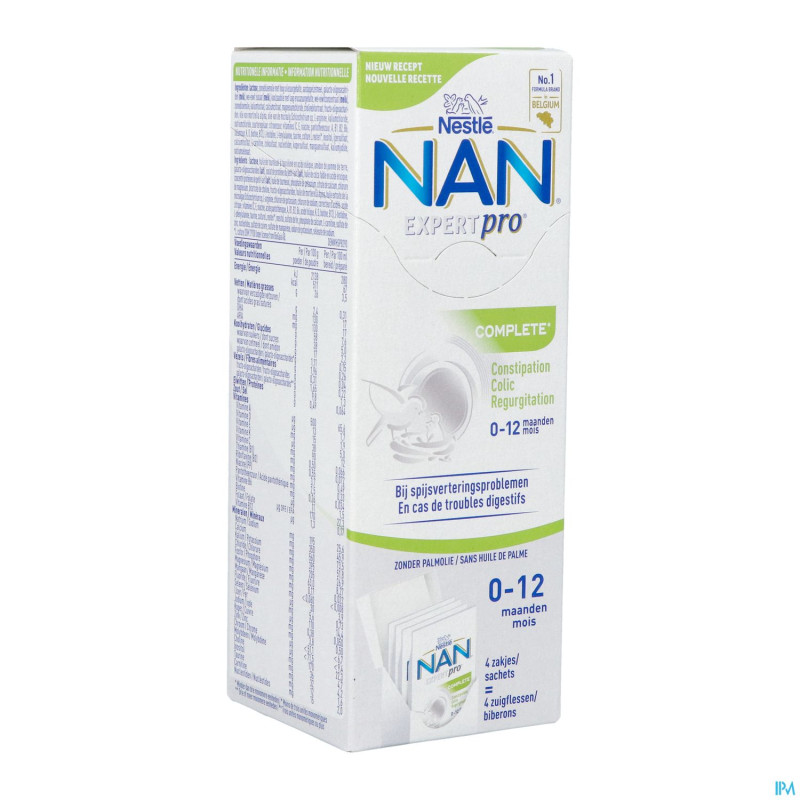 Nan expertpro complete 0-12m    sticks 4x26,2g