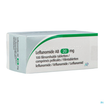 Leflunomide ab 20mg   comp pell 100