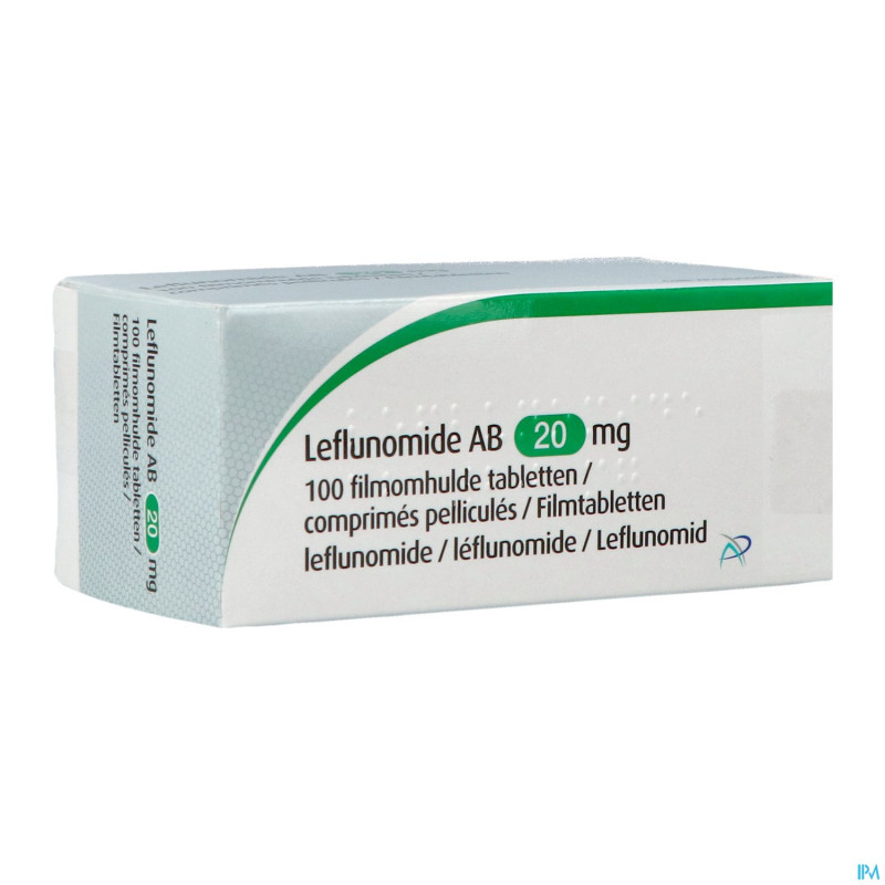 Leflunomide ab 20mg   comp pell 100