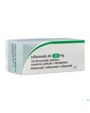 Leflunomide ab 20mg   comp pell 100