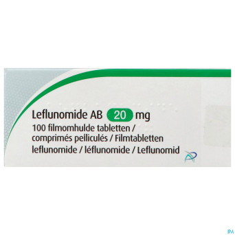 Leflunomide ab 20mg   comp pell 100