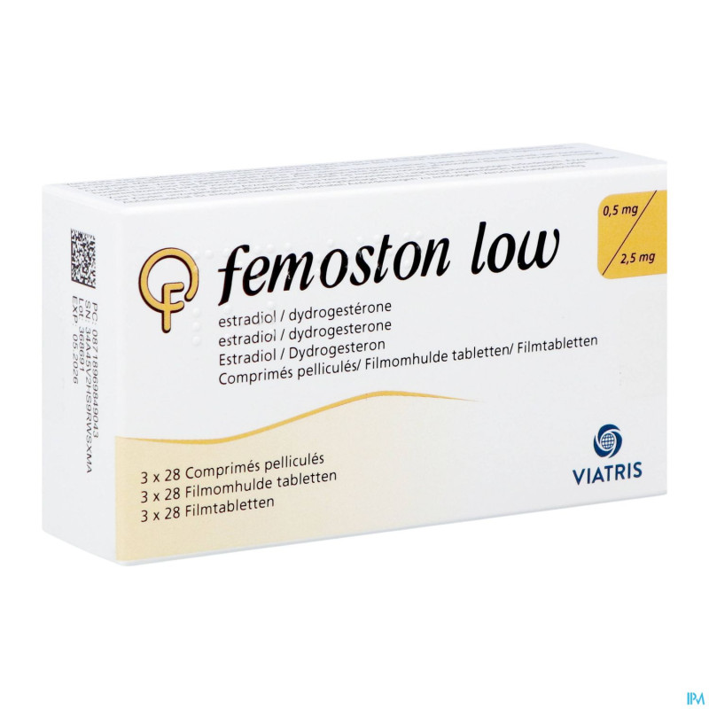 Femoston low 0,5mg/2,5mg orifarm  comp pell 84 pip