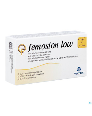 Femoston low 0,5mg/2,5mg orifarm  comp pell 84 pip