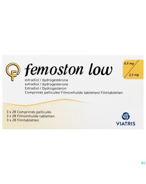 Femoston low 0,5mg/2,5mg orifarm  comp pell 84 pip