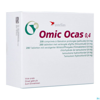 Omic ocas orifarm comp 200x0,4mg pip